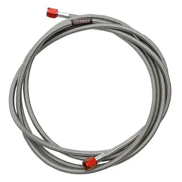Russell - An-4 X 1/8In Npt Fuel Line Assembly In 2 Feet Length With Red Hose Ends 1