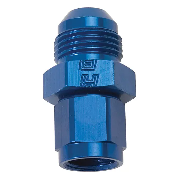 Russell - An-6 Female To An-8 Male B-Nut Flare Expander Adapter Fitting With Blue Finish 1
