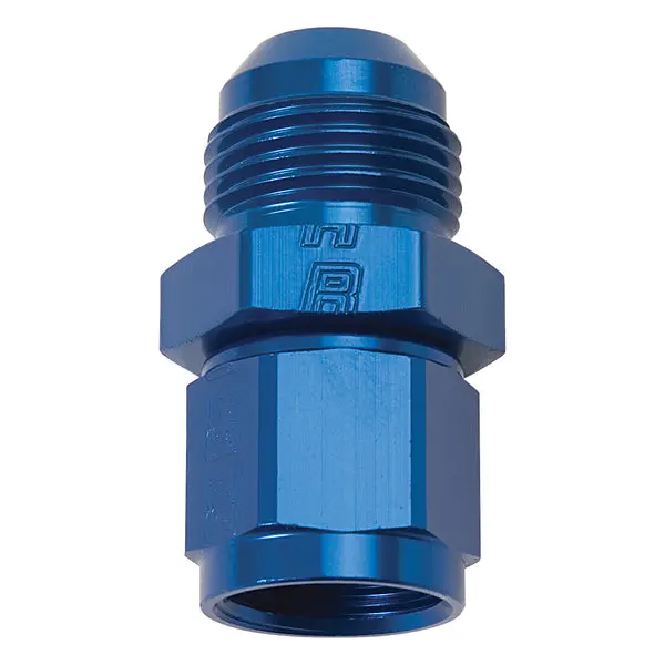 Russell - An-8 Female To An-10 Male B-Nut Flare Expander Adapter Fitting With Blue Finish 1