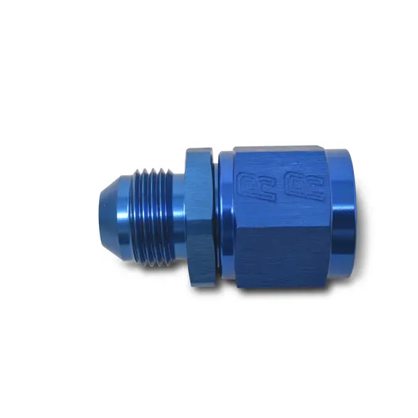 Russell - An-12 Female To An-10 Male B-Nut Flare Reducer Adapter Fitting With Blue Finish 1