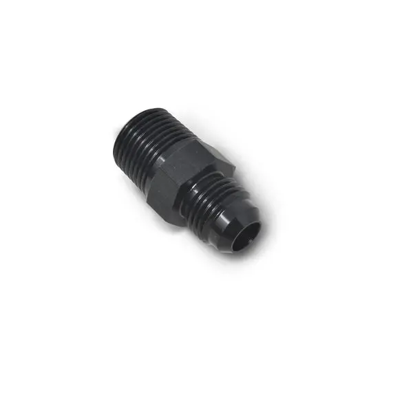 Russell - An-4 Straight Flare To 3/8In Pipe Adapter Fitting With Black Finish 1