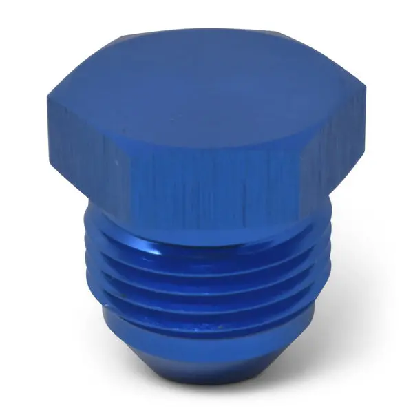 Russell - An-3 Flare Plug Adapter Fitting With Blue Finish 1