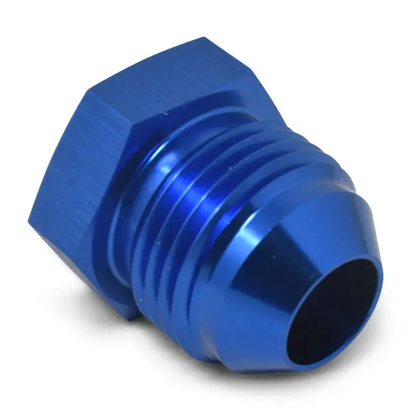 Russell - An-4 Flare Plug Adapter Fitting With Blue Finish 1