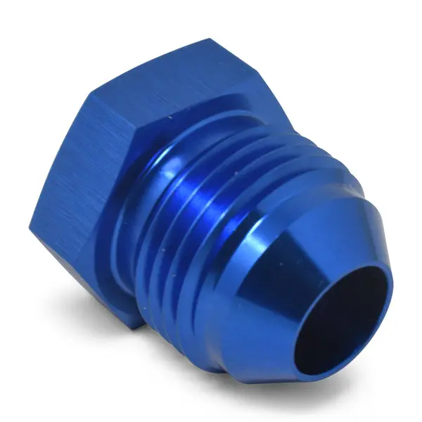 Russell - An-10 Flare Plug Adapter Fitting With Blue Finish 1