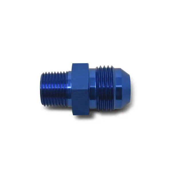 Russell - An-4 Straight Flare To 1/8In Pipe Adapter Fitting With Blue Finish 1