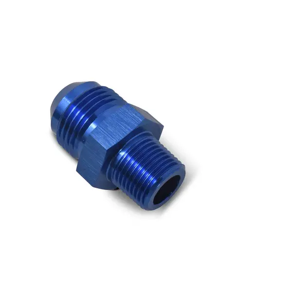 Russell - An-6 Straight Flare To 1/8In Pipe Adapter Fitting With Blue Finish 1