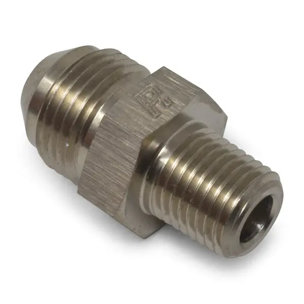 Russell - An-6 Straight Flare To 3/8In Pipe Adapter Fitting With Endura Finish 1