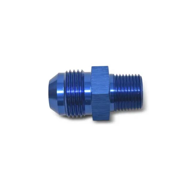 Russell - An-8 Straight Flare To 3/8In Pipe Adapter Fitting With Blue Finish 1