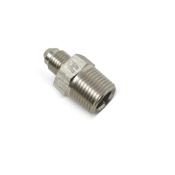 Russell - An-8 Straight Flare To 3/8In Pipe Adapter Fitting With Endura Finish 2