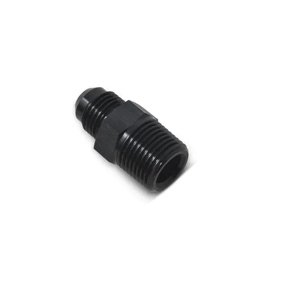 Russell - An-8 Straight Flare To 3/8In Pipe Adapter Fitting With Black Finish 1