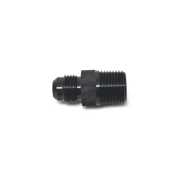 Russell - An-8 Straight Flare To 3/8In Pipe Adapter Fitting With Black Finish 2