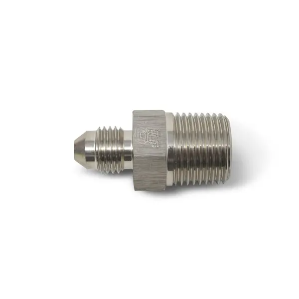 Russell - An-8 Straight Flare To 1/2In Pipe Adapter Fitting With Endura Finish 1