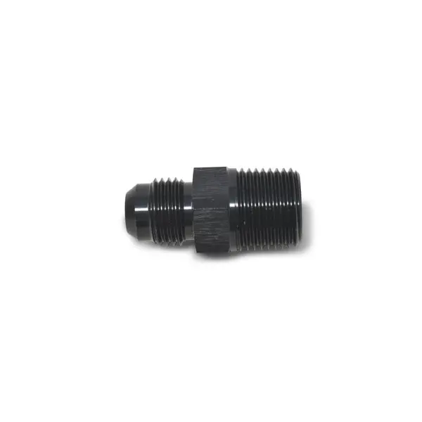 Russell - An-8 Straight Flare To 1/2In Pipe Adapter Fitting With Black Finish 1