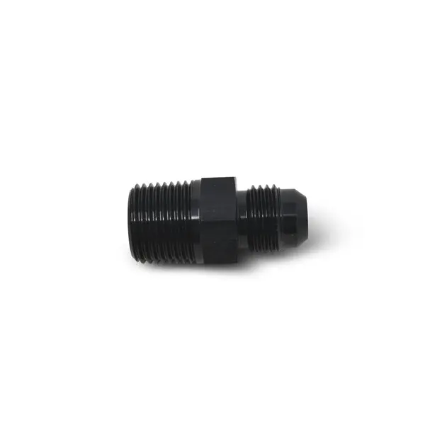 Russell - An-10 Straight Flare To 1/2In Pipe Adapter Fitting With Black Finish 1