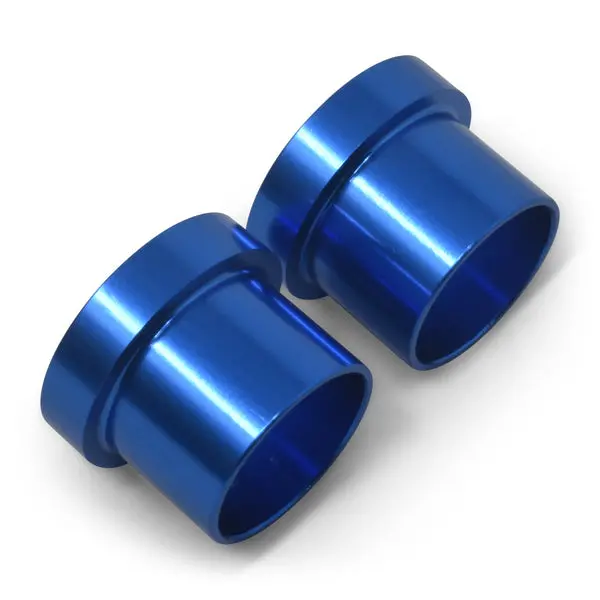 Russell - An-3 To 3/16In Tube Sleeve Adapter Fitting With Blue Finish - 6 Pack 1