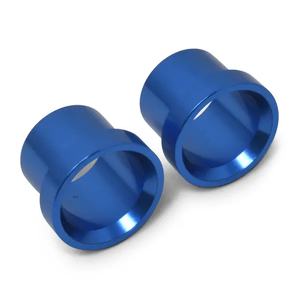 Russell - An-4 To 1/4In Tube Sleeve Adapter Fitting With Blue Finish - 6 Pack 1