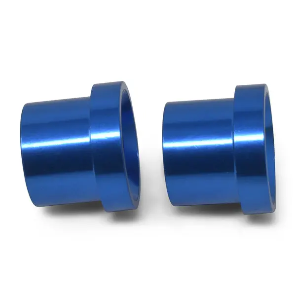 Russell - An-8 To 1/2In Tube Sleeve Adapter Fitting With Blue Finish - Pair 2
