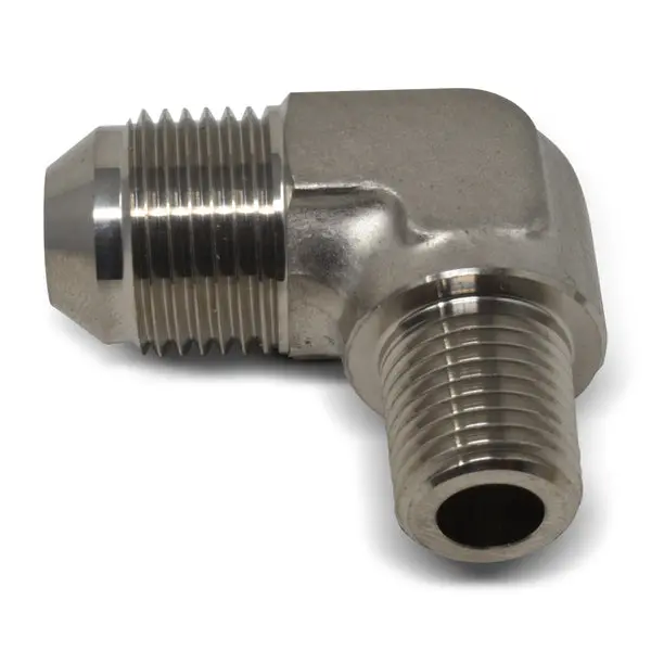 Russell - An-10 90 Degree Flare To 1/2In Pipe Adapter Fitting With Endura Finish 1