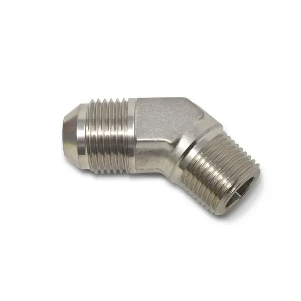 Russell - An-3 45 Degree Flare To 1/8In Pipe Adapter Fitting With Endura Finish 1