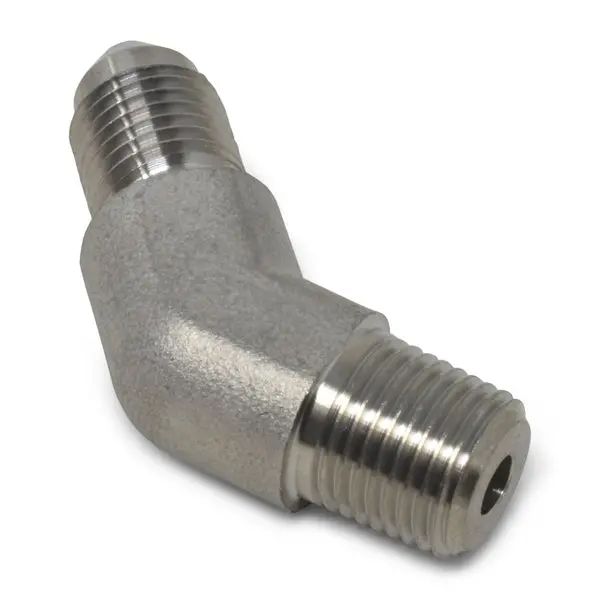 Russell - An-3 Stainless 45 Degree Flare To 1/8In Pipe Size With Zinc-Plated Finish 1