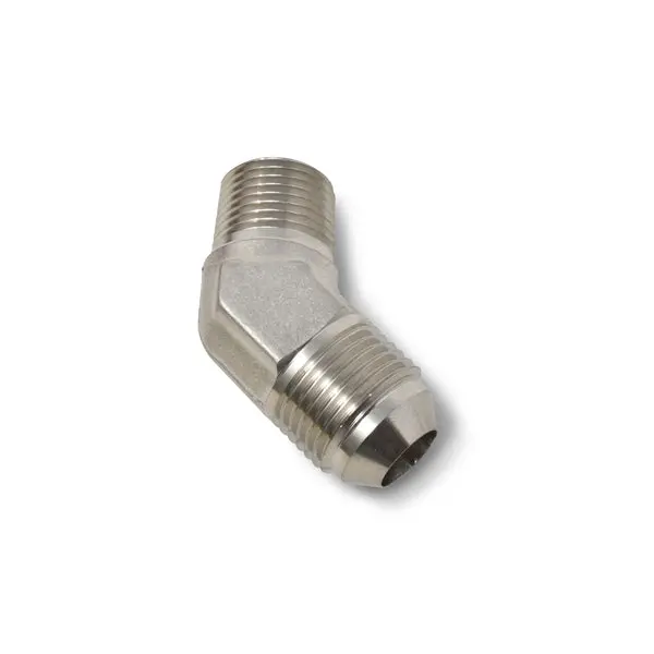 Russell - An-8 45 Degree Flare To 3/8In Pipe Adapter Fitting With Endura Finish 1