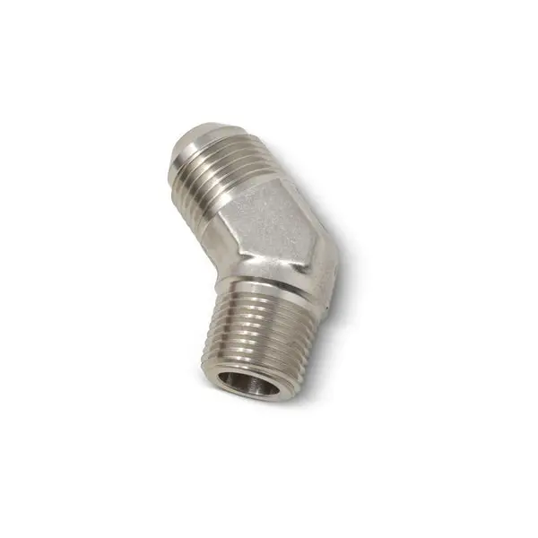 Russell - An-10 45 Degree Flare To 1/2In Pipe Adapter Fitting With Endura Finish 2