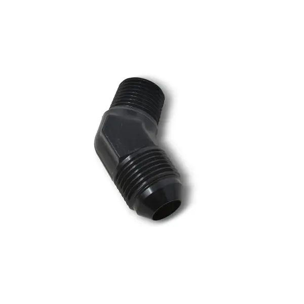 Russell - An-12 45 Degree Flare To 3/4In Pipe Adapter Fitting With Black Finish 1