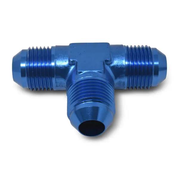 Russell - An-4 Flare Tee Adapter Fitting With Blue Finish 1