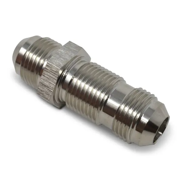 Russell - An-4 Straight Flare Bulkhead Adapter Fitting With Endura Finish 1