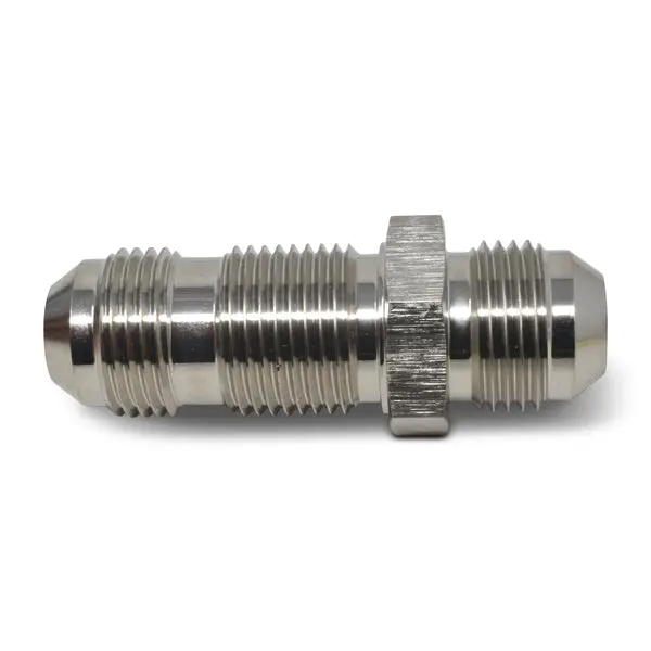 Russell - An-12 Straight Flare Bulkhead Adapter Fitting With Endura Finish 1
