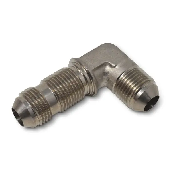 Russell - An-3 90 Degree Flare Bulkhead Adapter Fitting With Endura Finish 1