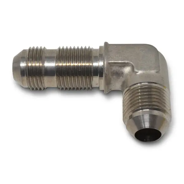 Russell - An-4 90 Degree Flare Bulkhead Adapter Fitting With Endura Finish 1