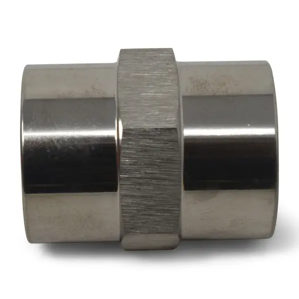 Russell - 1/8In Female Pipe Coupler Adapter Fitting With Endura Finish 1