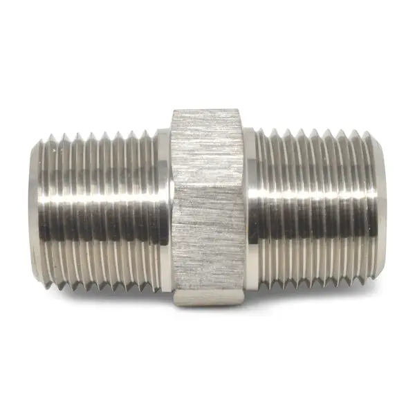 Russell - 1/8In Male Pipe Nipple Adapter Fitting With Endura Finish 1