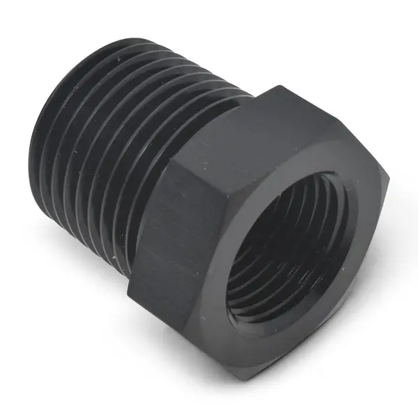 Russell - 3/8In Male To 1/4In Female Pipe Bushing Reducer Adapter Fitting With Black Finish 2
