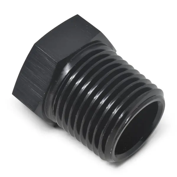 Russell - 1/2In Male To 3/8In Female Pipe Bushing Reducer Adapter Fitting With Black Finish 1