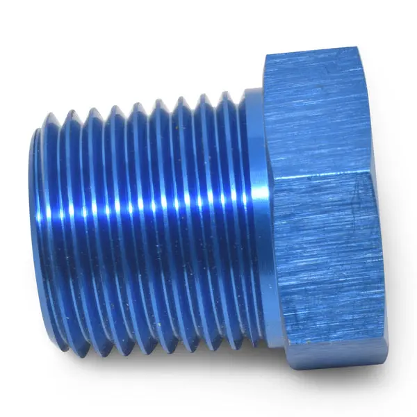 Russell - 1/2In Male To 1/4In Female Pipe Bushing Reducer Adapter Fitting With Blue Finish 1