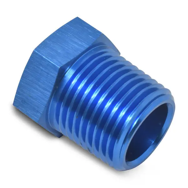 Russell - 1/2In Male To 1/8In Female Pipe Bushing Reducer Adapter Fitting With Blue Finish 1