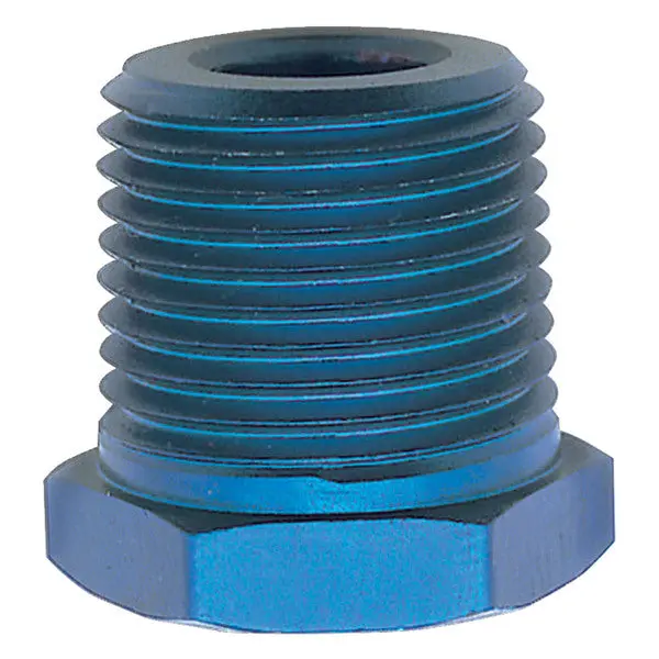 Russell - 3/4In Male To 3/8In Female Pipe Bushing Reducer Adapter Fitting With Blue Finish 1