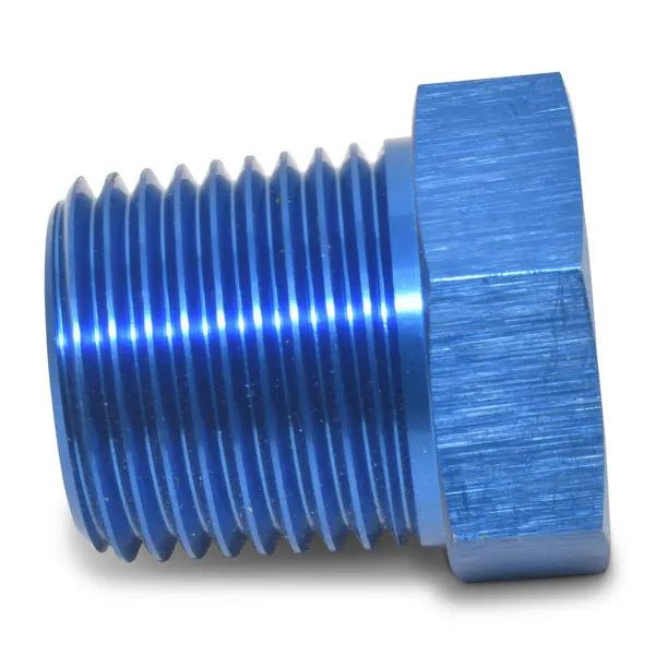Russell - 1In Male To 3/4In Female Pipe Bushing Reducer Adapter Fitting With Blue Finish 1