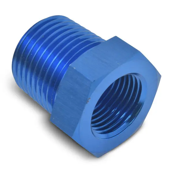 Russell - 1In Male To 3/4In Female Pipe Bushing Reducer Adapter Fitting With Blue Finish 2
