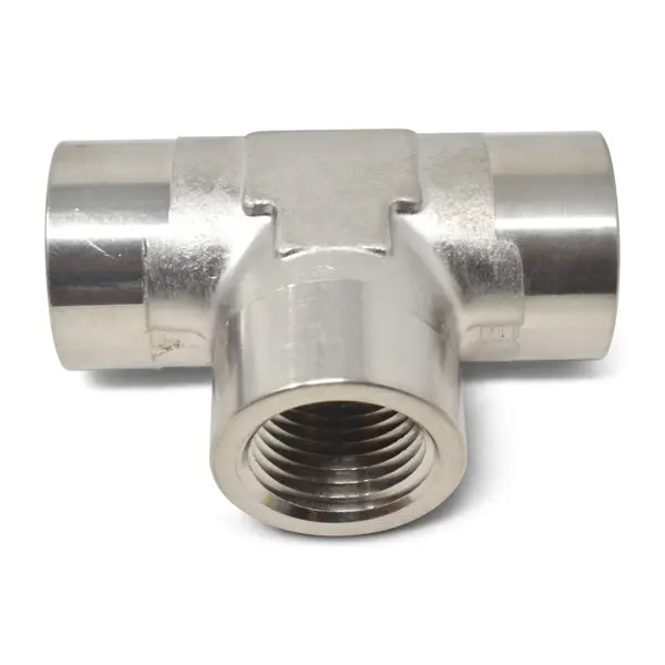 Russell - 1/2In Female Npt Pipe Tee Adapter Fitting With Endura Finish 1