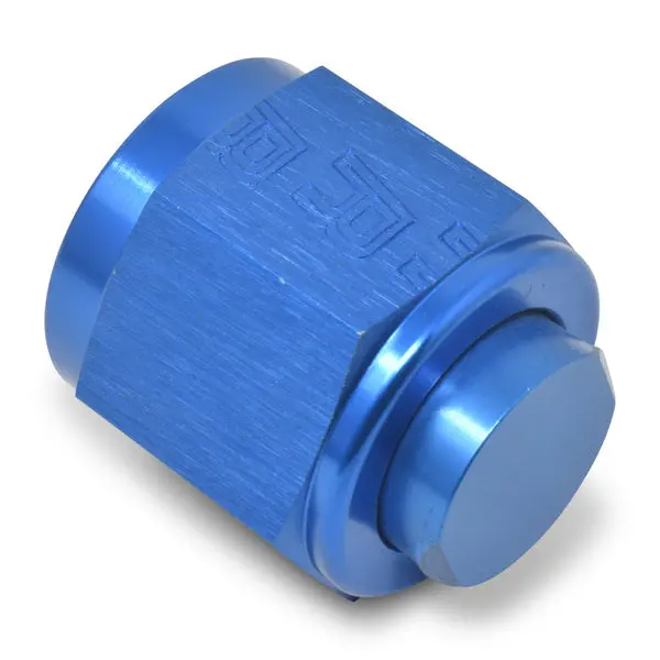 Russell - An-12 Flare Cap Adapter Fitting With Blue Finish 1