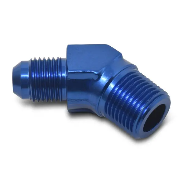 Russell - An-10 45 Degree Flare To 3/8In Pipe Adapter Fitting With Blue Finish 1