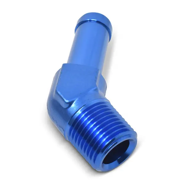 Russell - An-8 45 Degree To 3/8In Pipe To 1/2In Tube Blue Finish 1