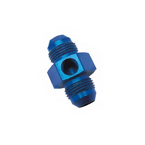 Russell - An-8 Flare Union Fuel Pressure Adapter With Blue Finish 1