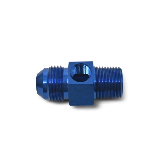 Russell - An-6 Flare To 3/8In Pipe Fuel Pressure Adapter With Blue Finish 1