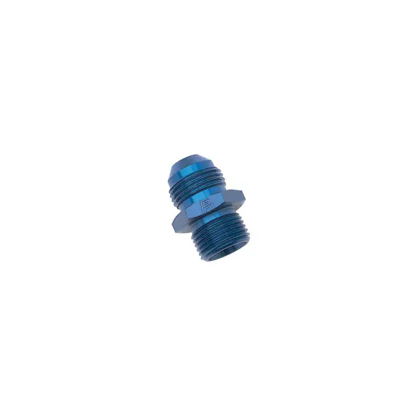 Russell - An-16 Flare To 22Mm X 1.5 Metric Adapter Fitting With Blue Finish 1
