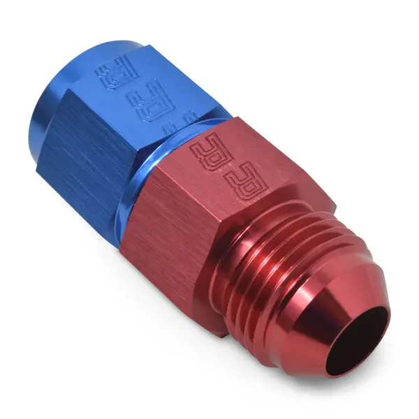 Russell - An-8 Fuel Pressure Takeoff Adapter, 1/8In Npt Side Port With Red/Blue Finish 1
