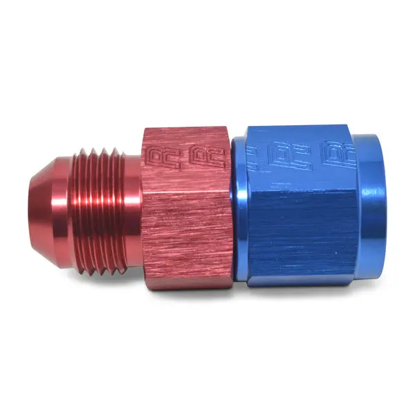 Russell - An-10 Fuel Pressure Takeoff Adapter, 1/8In Npt Side Port With Red/Blue Finish 1